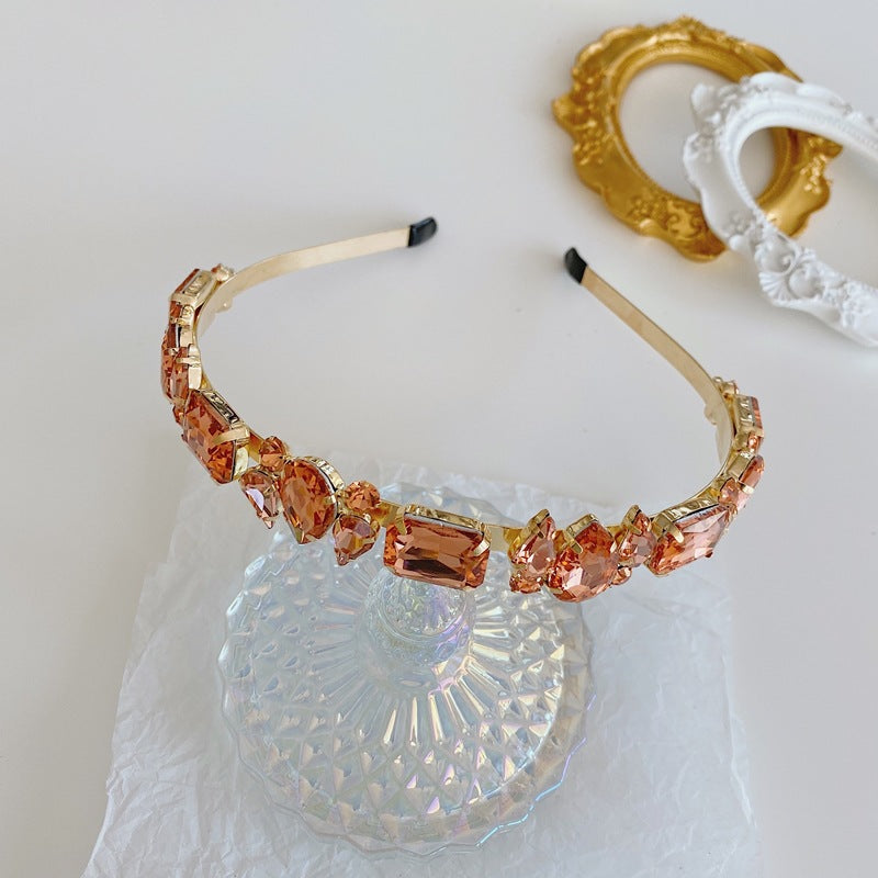 Wholesale Baroque Rhinestone Vintage Alloy Headband